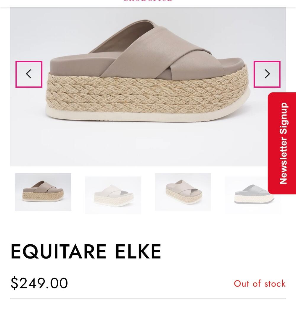 EQUITARE ELKE platform sandals